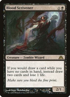 Blood Scrivener card from Dragon's Maze