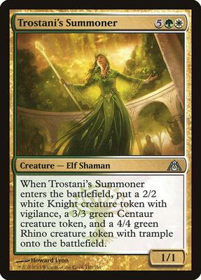 Trostani's Summoner card from Dragon's Maze