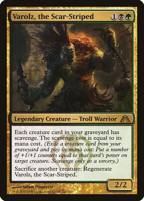 Varolz, the Scar-Striped card from Dragon's Maze
