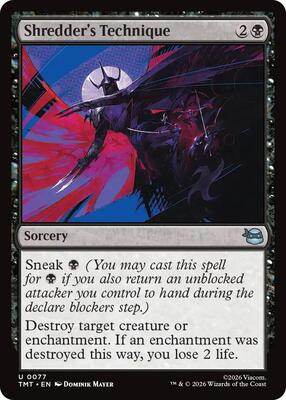 Shredder's Technique card from Teenage Mutant Ninja Turtles