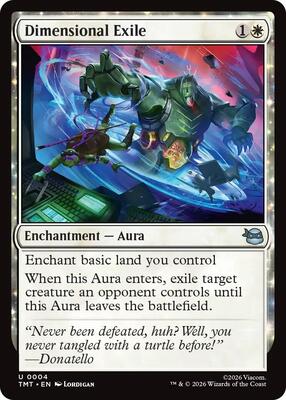 Dimensional Exile card from Teenage Mutant Ninja Turtles