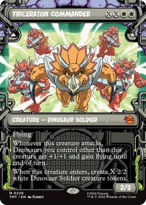 Triceraton Commander (Showcase) card from Teenage Mutant Ninja Turtles