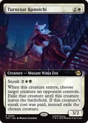 Turncoat Kunoichi (Extended Art) card from Teenage Mutant Ninja Turtles