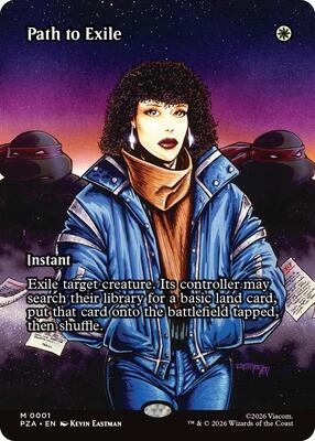 Path to Exile (Borderless) card from Teenage Mutant Ninja Turtles Source Material