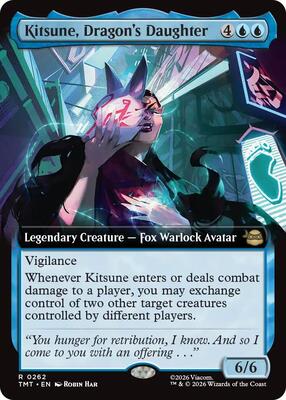 Kitsune, Dragon's Daughter (Extended Art) card from Teenage Mutant Ninja Turtles