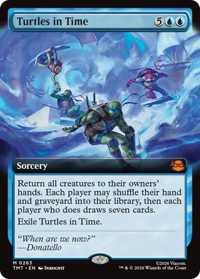 Turtles in Time (Extended Art) card from Teenage Mutant Ninja Turtles