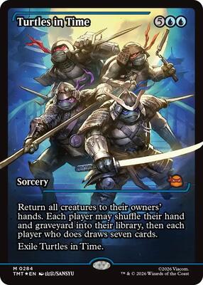 Turtles in Time (Showcase) card from Teenage Mutant Ninja Turtles