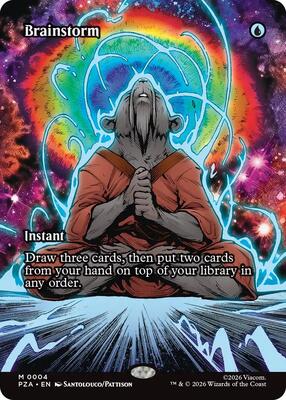 Brainstorm (Borderless) card from Teenage Mutant Ninja Turtles Source Material