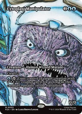 Cytoplast Manipulator (Borderless) card from Teenage Mutant Ninja Turtles Source Material