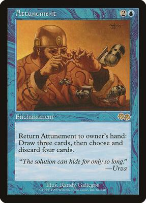 Attunement card from Urza's Saga