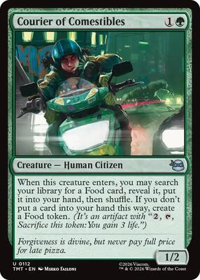 Courier of Comestibles card from Teenage Mutant Ninja Turtles