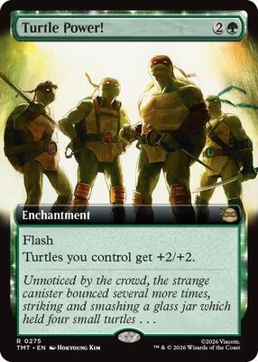 Turtle Power! (Extended Art) card from Teenage Mutant Ninja Turtles