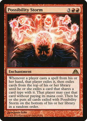 Possibility Storm card from Dragon's Maze