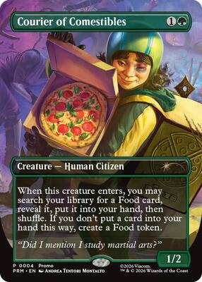 Courier of Comestibles (Borderless) card from Unique and Miscellaneous Promos