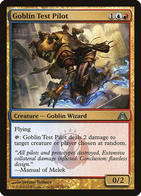 Goblin Test Pilot card from Dragon's Maze