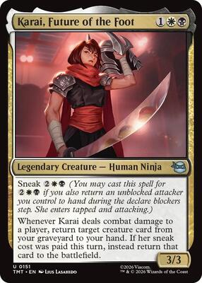 Karai, Future of the Foot card from Teenage Mutant Ninja Turtles