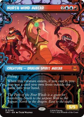North Wind Avatar (Showcase) card from Teenage Mutant Ninja Turtles
