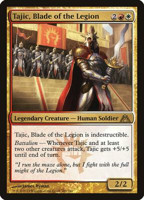 Tajic, Blade of the Legion card from Dragon's Maze