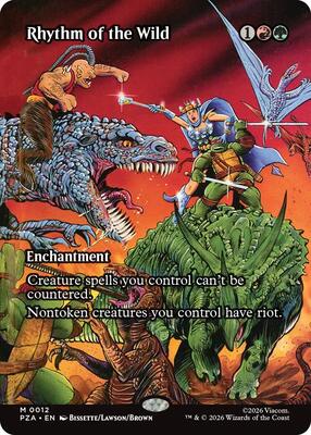 Rhythm of the Wild (Borderless) card from Teenage Mutant Ninja Turtles Source Material