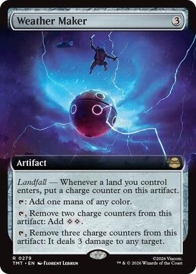Weather Maker (Extended Art) card from Teenage Mutant Ninja Turtles