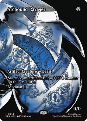 Arcbound Ravager (Borderless) card from Teenage Mutant Ninja Turtles Source Material