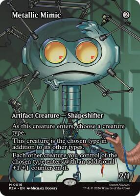 Metallic Mimic (Borderless) card from Teenage Mutant Ninja Turtles Source Material