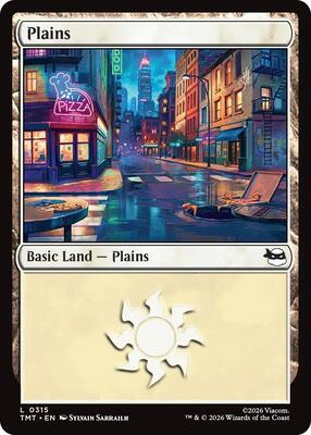 Plains (0315) card from Teenage Mutant Ninja Turtles