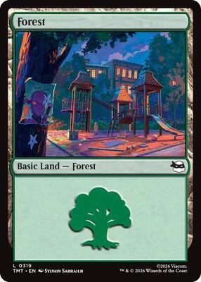 Forest (0319) card from Teenage Mutant Ninja Turtles