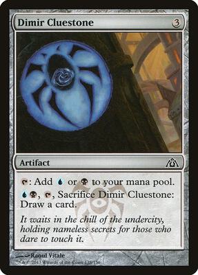 Dimir Cluestone card from Dragon's Maze