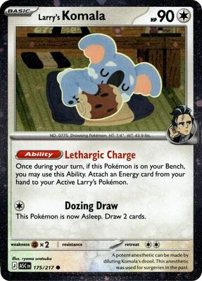 Larry's Komala - 175/217 (Cosmo Holo) card from Miscellaneous Cards & Products
