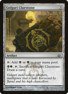 Golgari Cluestone card from Dragon's Maze