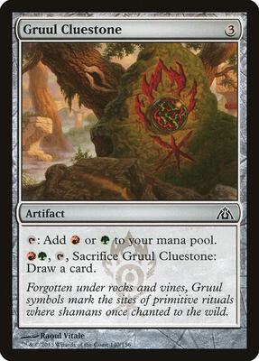 Gruul Cluestone card from Dragon's Maze