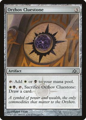 Orzhov Cluestone card from Dragon's Maze