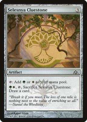 Selesnya Cluestone card from Dragon's Maze