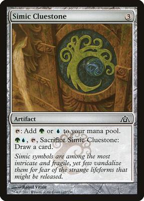 Simic Cluestone card from Dragon's Maze
