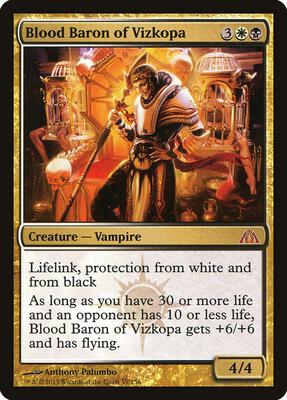 Blood Baron of Vizkopa card from Dragon's Maze