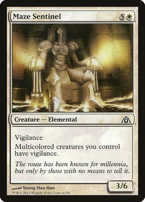 Maze Sentinel card from Dragon's Maze