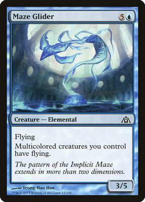 Maze Glider card from Dragon's Maze