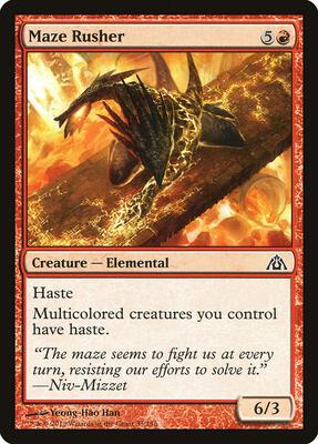 Maze Rusher card from Dragon's Maze