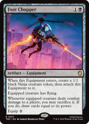 Foot Chopper card from Commander: Teenage Mutant Ninja Turtles