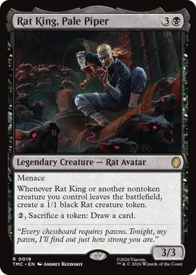 Rat King, Pale Piper card from Commander: Teenage Mutant Ninja Turtles