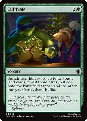 Cultivate card from Commander: Teenage Mutant Ninja Turtles