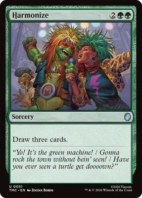 Harmonize card from Commander: Teenage Mutant Ninja Turtles