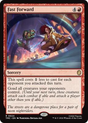 Fast Forward card from Commander: Teenage Mutant Ninja Turtles