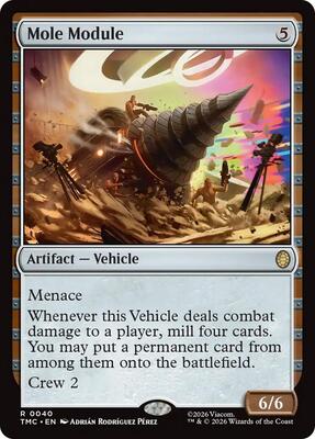 Mole Module card from Commander: Teenage Mutant Ninja Turtles