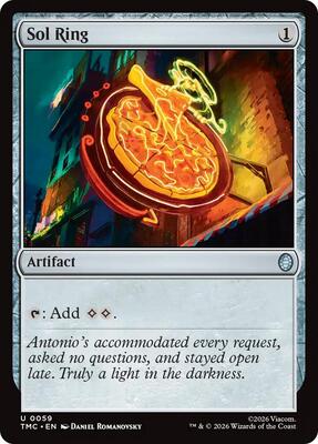 Sol Ring card from Commander: Teenage Mutant Ninja Turtles