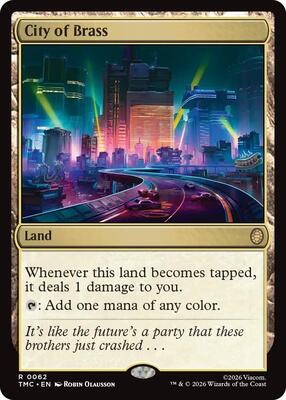 City of Brass card from Commander: Teenage Mutant Ninja Turtles