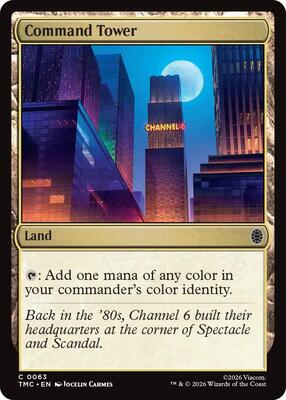 Command Tower card from Commander: Teenage Mutant Ninja Turtles