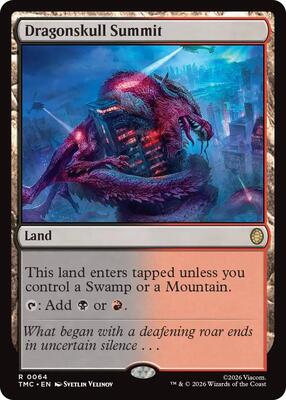 Dragonskull Summit card from Commander: Teenage Mutant Ninja Turtles