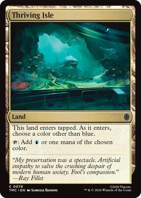 Thriving Isle card from Commander: Teenage Mutant Ninja Turtles